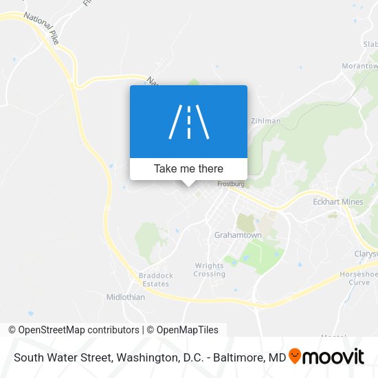 South Water Street map