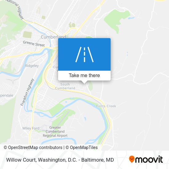 Mapa de Willow Court