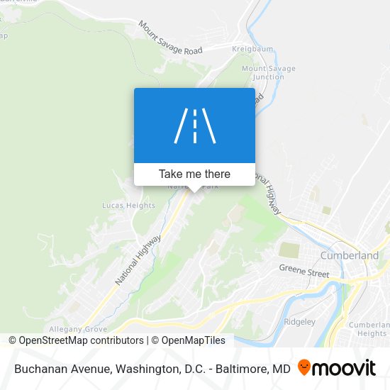 Mapa de Buchanan Avenue