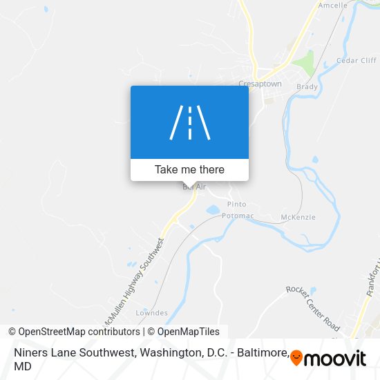 Mapa de Niners Lane Southwest
