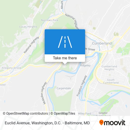 Mapa de Euclid Avenue