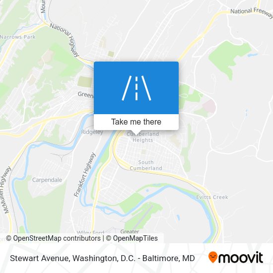 Stewart Avenue map