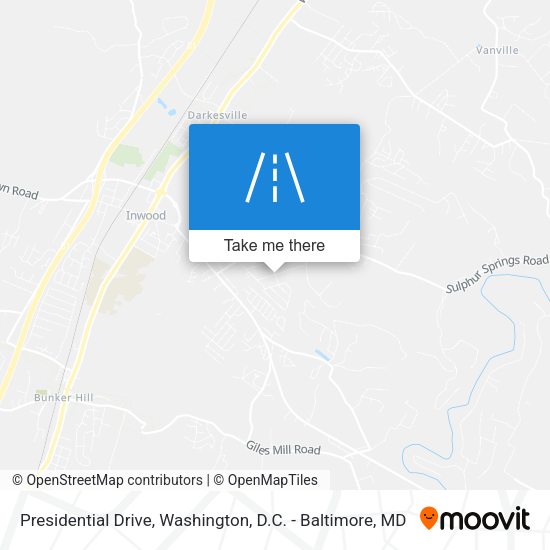 Presidential Drive map