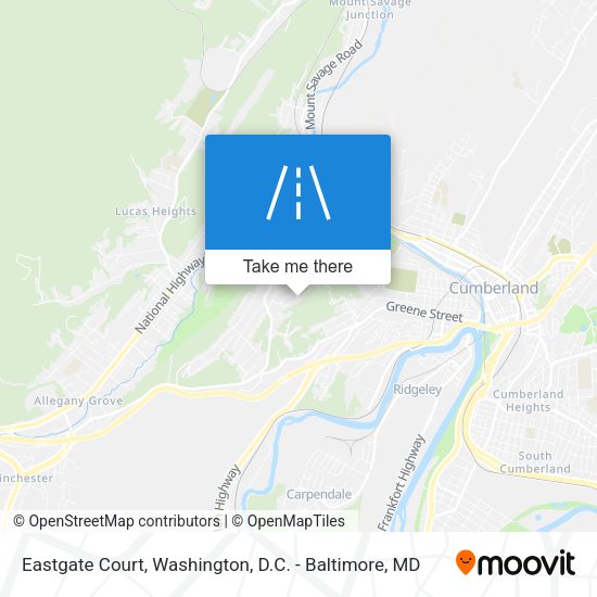 Mapa de Eastgate Court