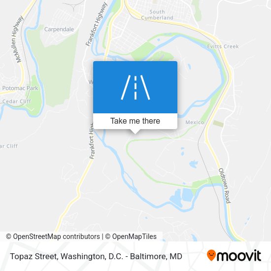 Mapa de Topaz Street