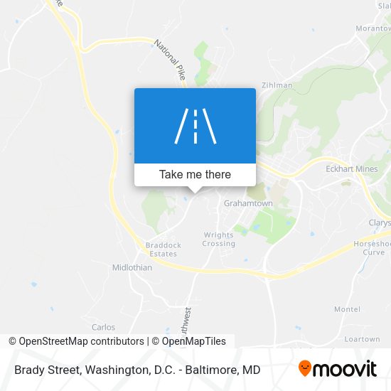 Brady Street map