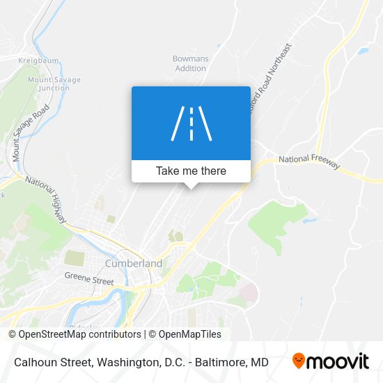 Mapa de Calhoun Street