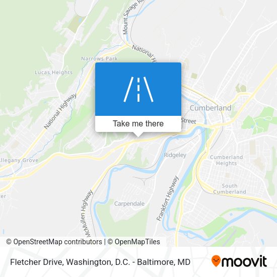 Mapa de Fletcher Drive