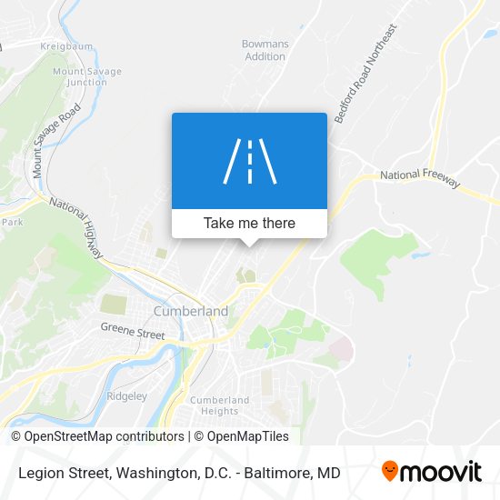Legion Street map