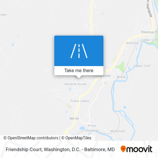 Friendship Court map