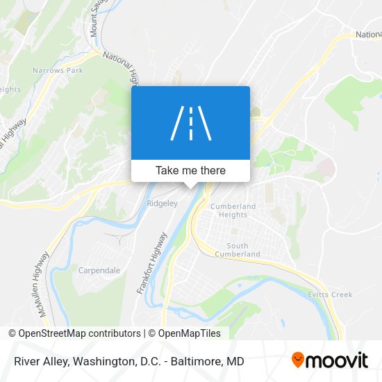 River Alley map
