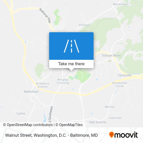 Mapa de Walnut Street