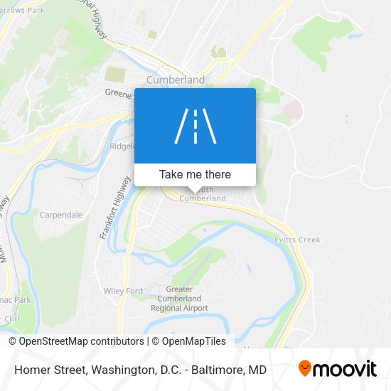 Mapa de Homer Street
