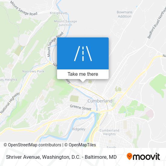 Mapa de Shriver Avenue