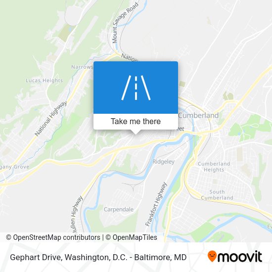 Gephart Drive map