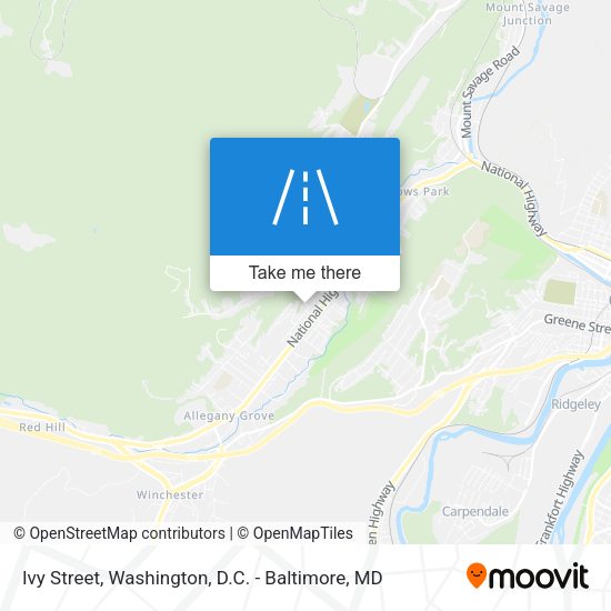 Mapa de Ivy Street