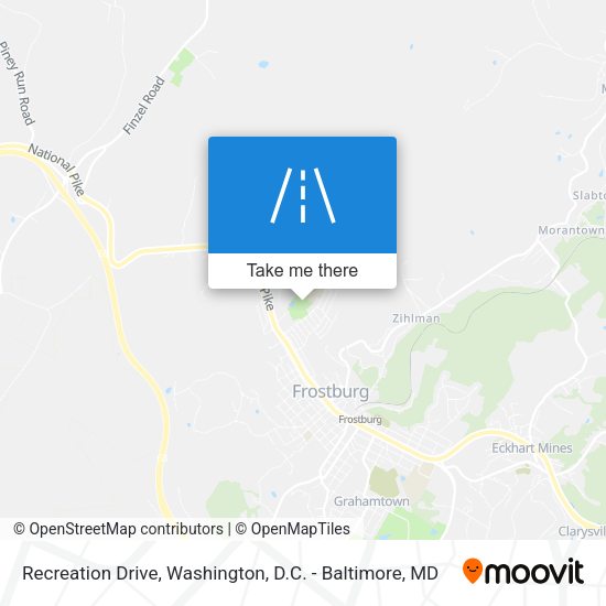 Recreation Drive map