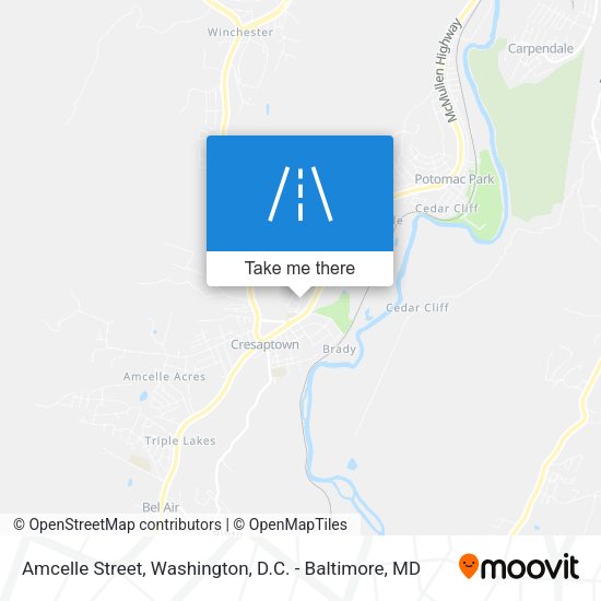 Mapa de Amcelle Street