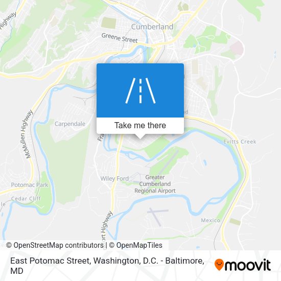 Mapa de East Potomac Street