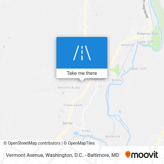 Vermont Avenue map