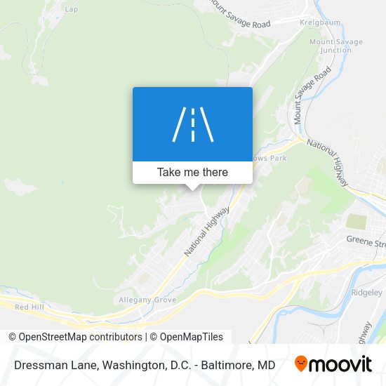 Dressman Lane map