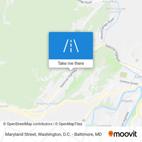Mapa de Maryland Street