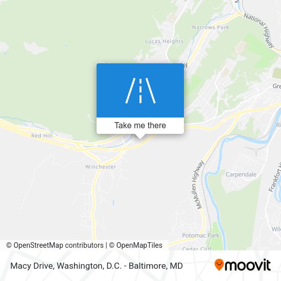 Macy Drive map
