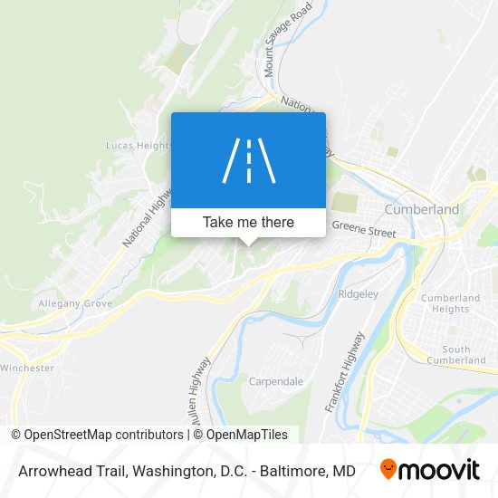 Arrowhead Trail map