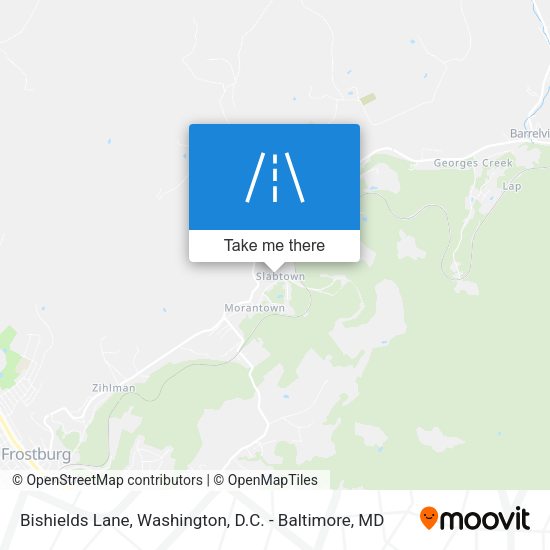 Mapa de Bishields Lane