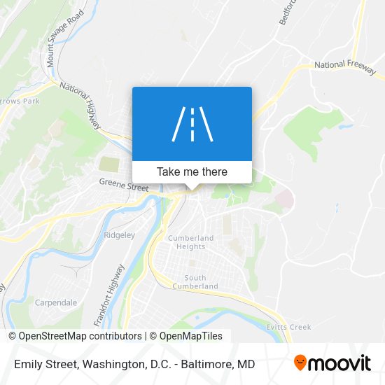 Emily Street map