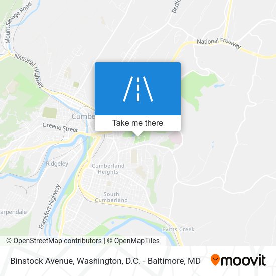 Binstock Avenue map