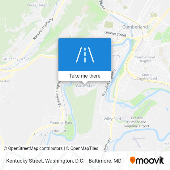Mapa de Kentucky Street