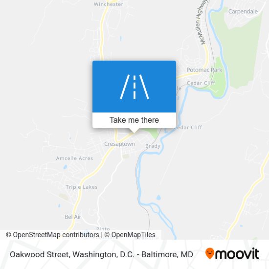 Mapa de Oakwood Street