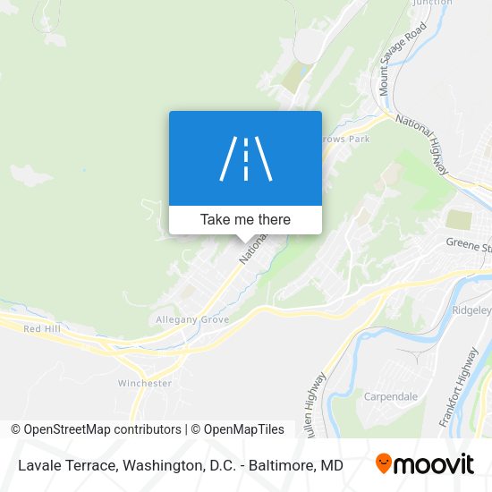 Mapa de Lavale Terrace