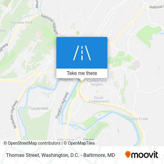 Thomas Street map