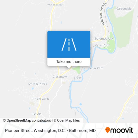 Mapa de Pioneer Street