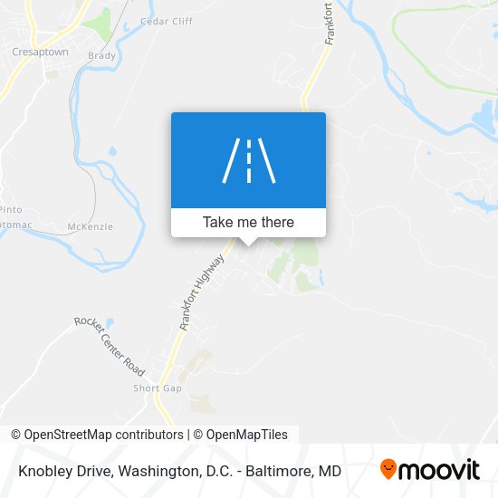 Knobley Drive map