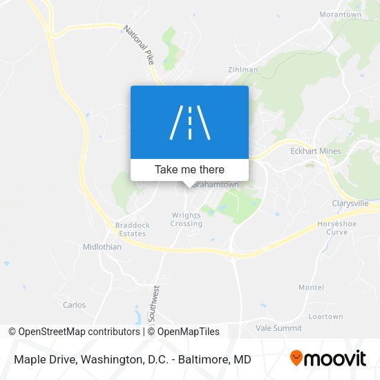 Mapa de Maple Drive