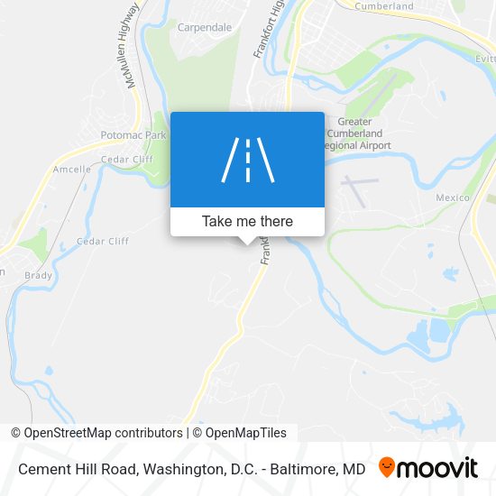 Mapa de Cement Hill Road