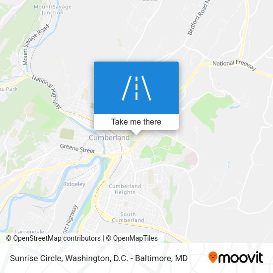Sunrise Circle map