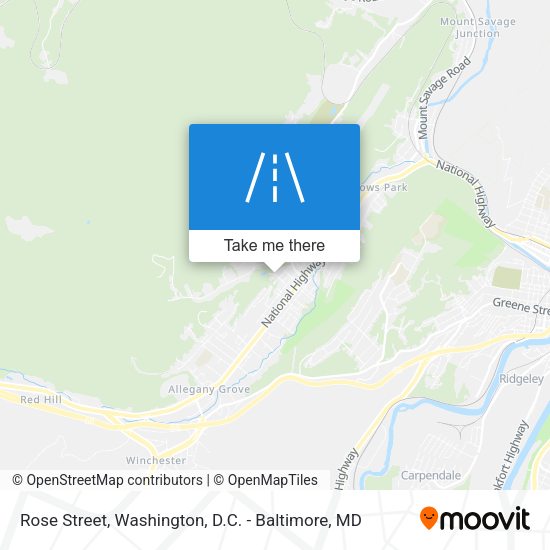 Rose Street map