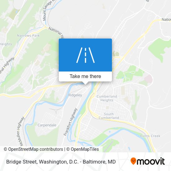 Bridge Street map