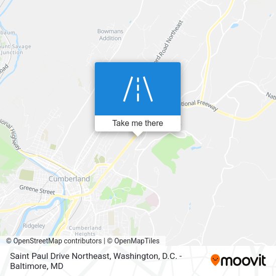 Mapa de Saint Paul Drive Northeast