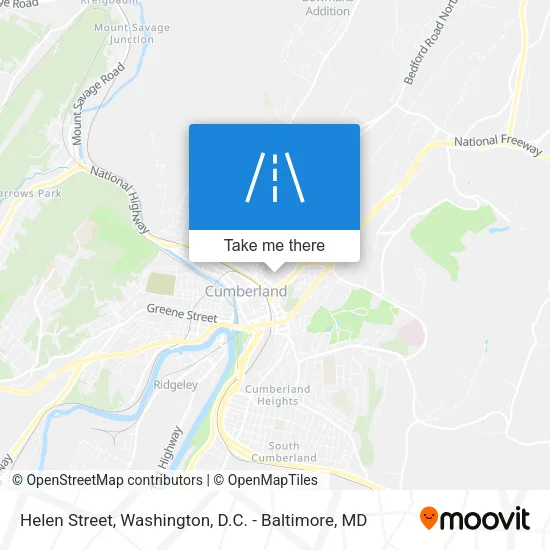 Mapa de Helen Street