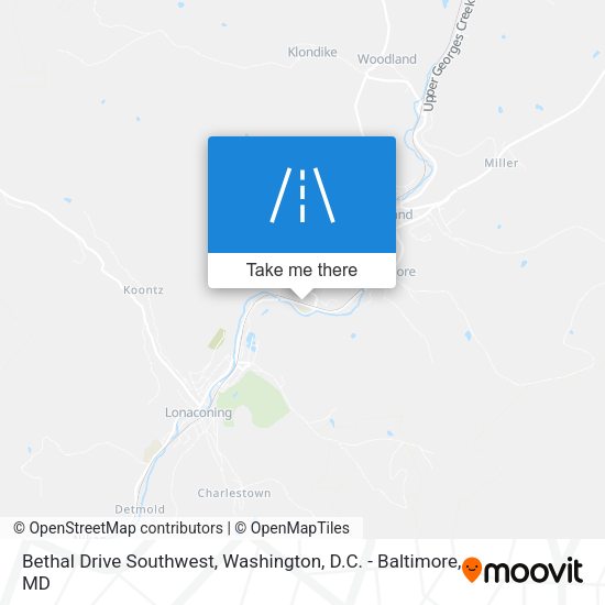 Mapa de Bethal Drive Southwest