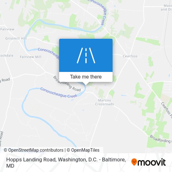 Mapa de Hopps Landing Road