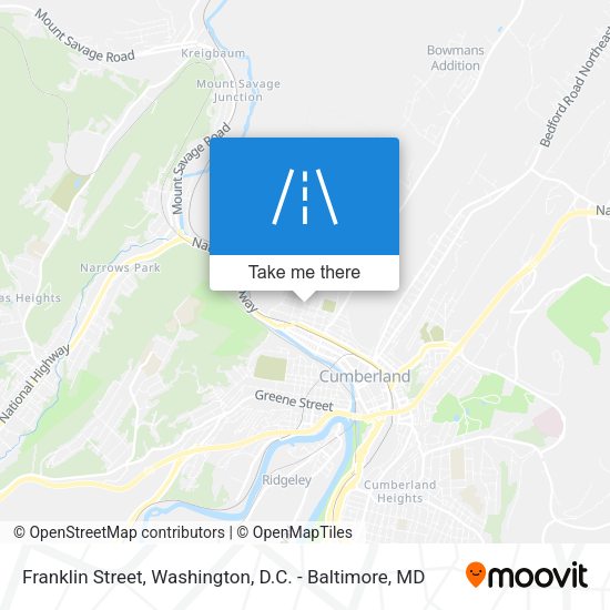 Mapa de Franklin Street