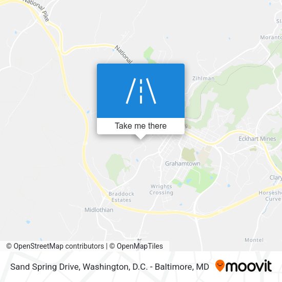 Sand Spring Drive map