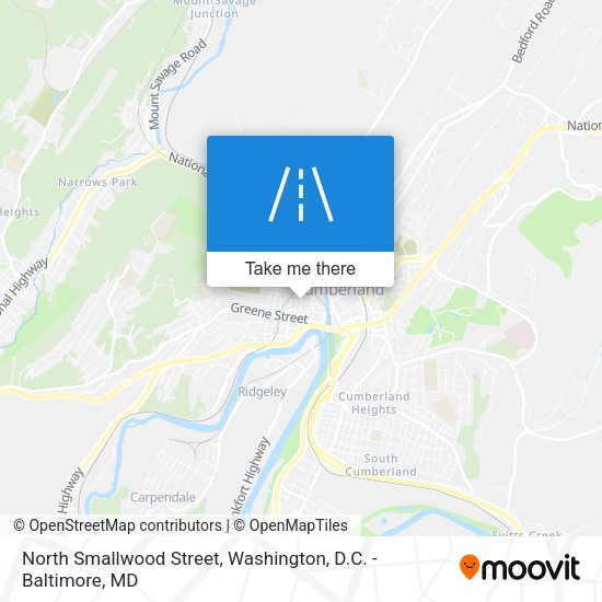 Mapa de North Smallwood Street