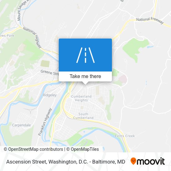 Ascension Street map